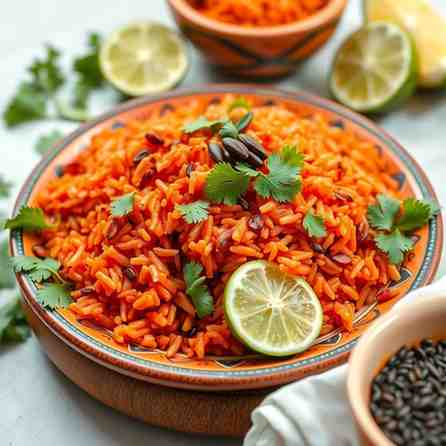 Easy Red Rice - Make Mexican Rice with Achiote Seeds